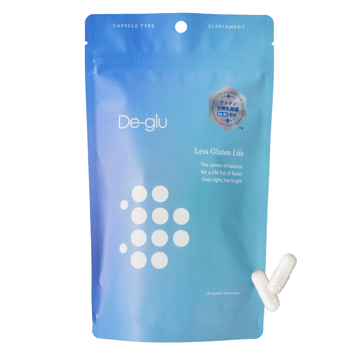 De-glu グルテン分解乳酸菌サプリメント デグル | De-glu